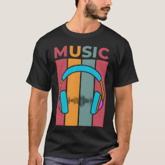 T-shirt La vie est amis de la musique