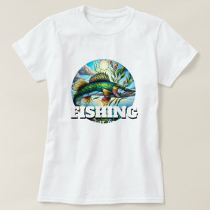 T-shirt La vie est bonne pêche