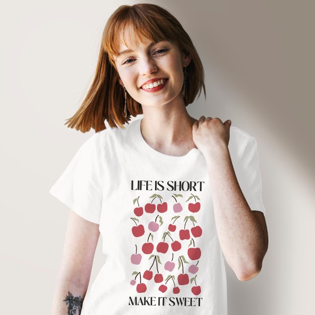T-shirt La vie est courte pour la rendre douce Citation d' (Créateur téléchargé)