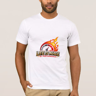 T-shirt La vie est faite par la vitesse de performance de 
