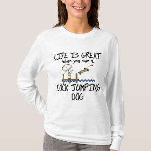 T-shirt La vie est grand sauter de dock