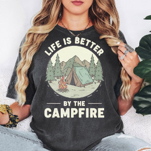 T-shirt La vie est meilleure au campement Camping Nature D