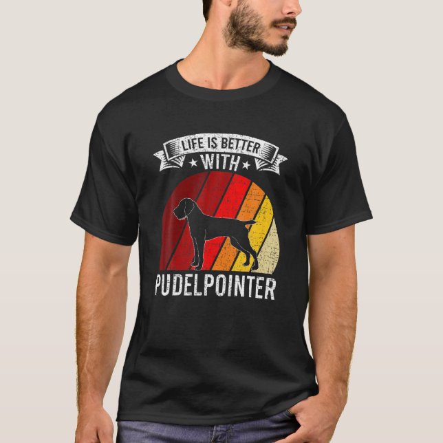 T-shirt La Vie Est Meilleure Avec Les Amoureux de les chie (Devant)