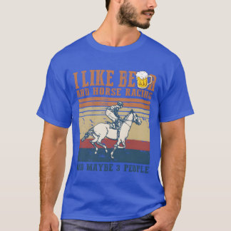 T-shirt La Vie Est Meilleure Avec Les Chevaux Équitation c