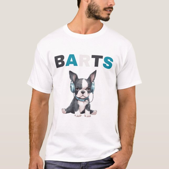 T-shirt La Vie Est Meilleure Avec Les Chiens" (Devant)