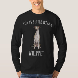 T-shirt La Vie Est Meilleure Avec Un Amoureux des chiens W