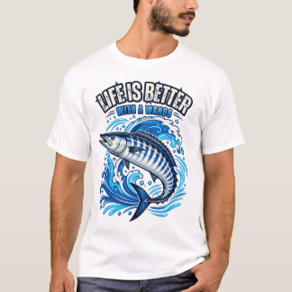 T-shirt La vie est meilleure avec un Wahoo Drôle