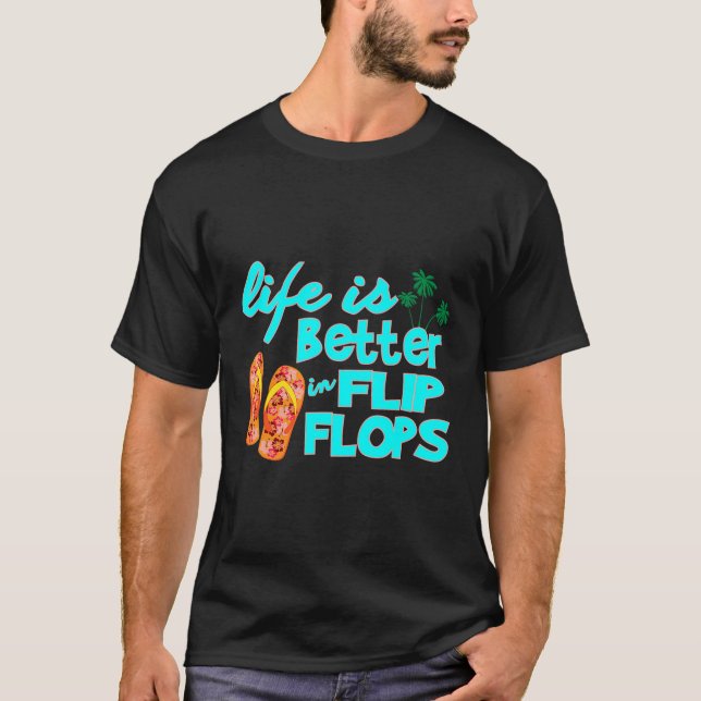 T-shirt La Vie Est Meilleure Dans Les Tournes - Tournée (Devant)