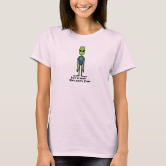 T-shirt La vie est meilleure quand on est vert