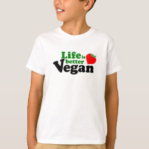 T-shirt La vie est meilleure Vegan