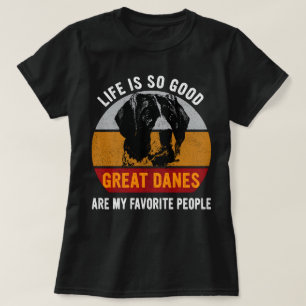 T-shirt La Vie Est Si Belle Les Grands Danois Sont Mes Gen