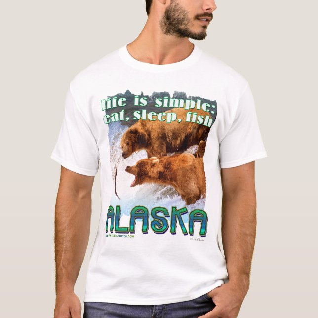 T-shirt La vie est simple (Devant)