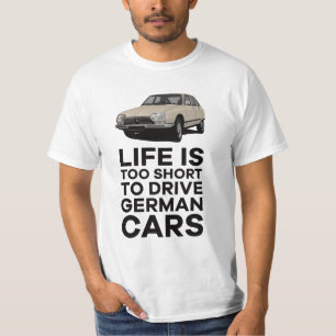 T-shirt La vie est trop courte - GS en 9 couleurs
