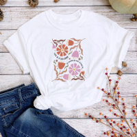 La vie est un équilibre Boho Floral Inspiration Ci