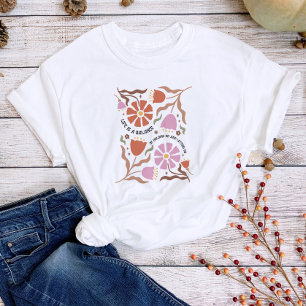 T-shirt La vie est un équilibre Citation d'inspiration flo
