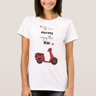 T-shirt La vie est un voyage, profitez de la balade