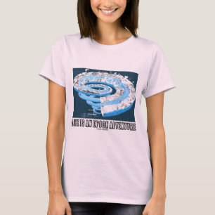 T-shirt La vie est une aventure d'époque (le temps