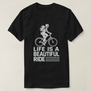 T-shirt La Vie Est Une Belle Balade En Cycliste Amusant