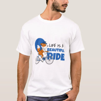 T-SHIRT LA VIE EST UNE BELLE MARCHE À VÉLO