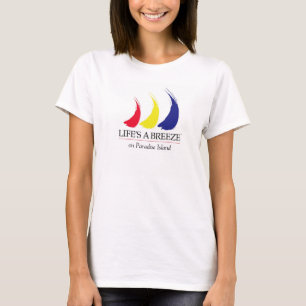 T-shirt La vie est une île de
