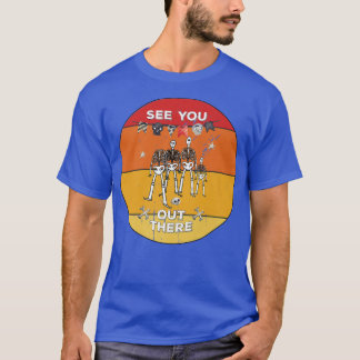 T-shirt La vie est vraiment bon Skeletons pour Halloween d