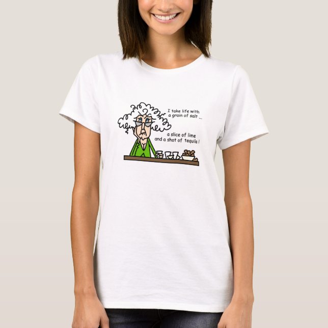 T-shirt La vie et l'Humour de Tequila (Devant)