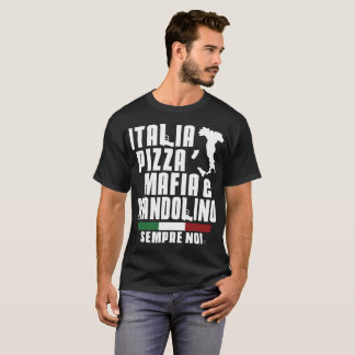 T-shirt la vie italienne de nourriture d'amour de famille