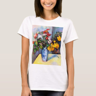T-shirt La vie morte avec des fleurs dans un Vase, Paul Ce