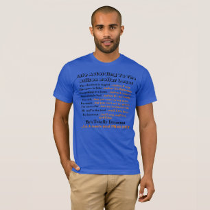 T-shirt La Vie Selon Le Perdant De Milliard De Dollars....