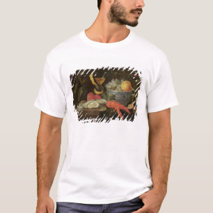 T-shirt La vie toujours avec le fruit et les mollusques et
