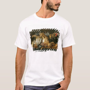 T-shirt La vie toujours des oiseaux morts et d'un lièvre