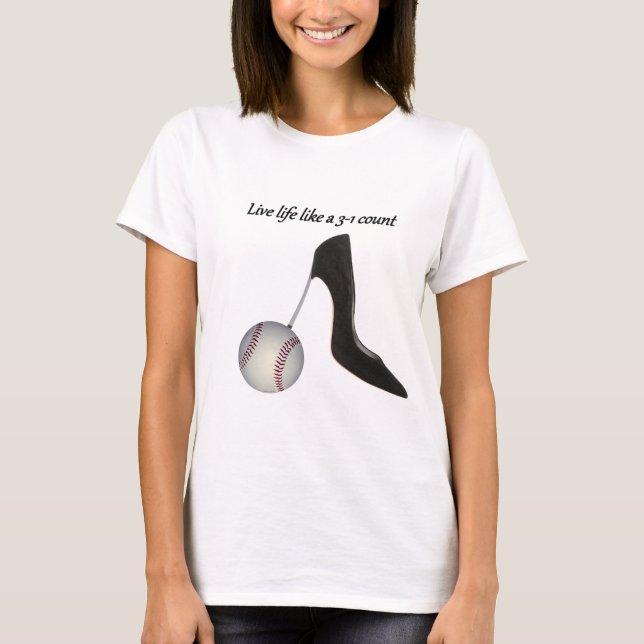 T-shirt La vie vivante comme un compte 3-1 (Devant)