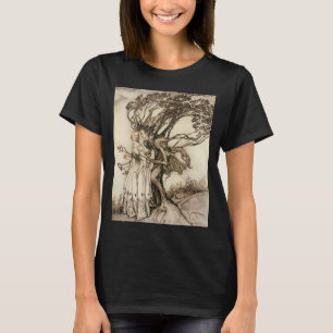 T-shirt La Vieille Femme dans le Bois par Arthur Rackham