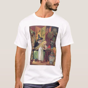 T-shirt La vieille sorcière peignant les cheveux de Gerda