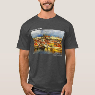 T-shirt La vieille ville de Prague (Praha) de la Tour du P