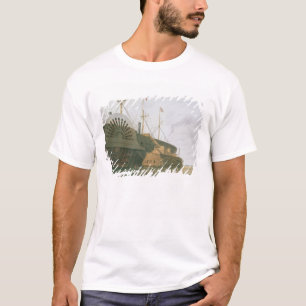 T-shirt La vieille voie HMP Agamemnon de frégate avec son