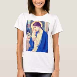 T-shirt La Vierge Marie et l'Enfant Jésus grâce de la Rena