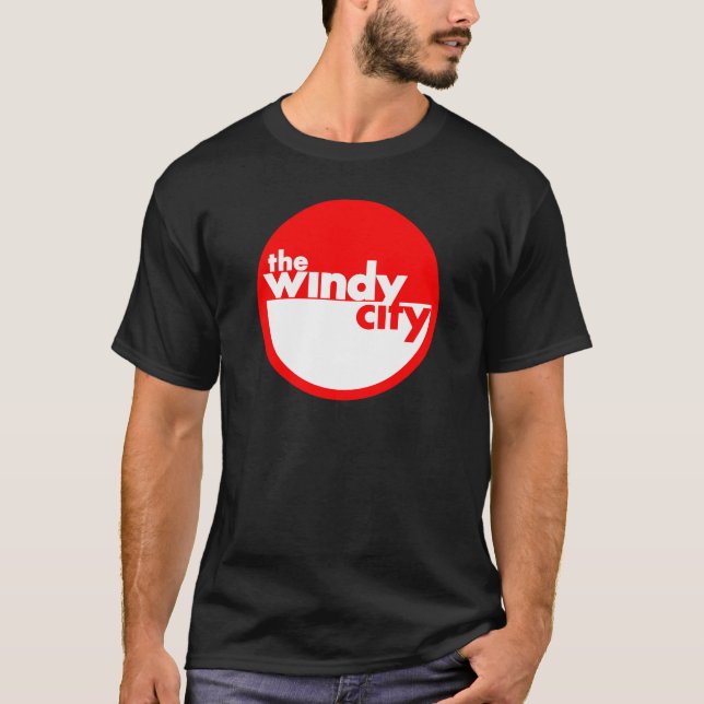 T-shirt La ville venteuse (Devant)
