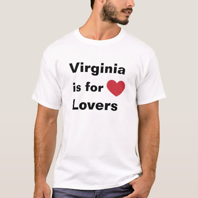 T-shirt La Virginie est pour des amants (Devant)