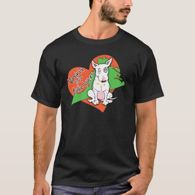 T-shirt La Virginie est pour des amants de Bullie (Devant)
