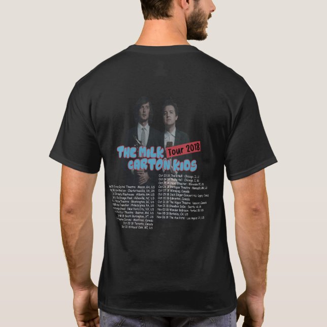 T-SHIRT LA VISITE 2018 D'ENFANTS DE CARTON DE LAIT (Dos)