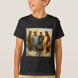 T-shirt La vraie bande se rencontre au paradis Phil drôle 