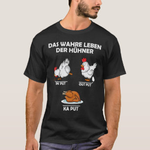 T-shirt La vraie vie des poules  Éleveur de poulets