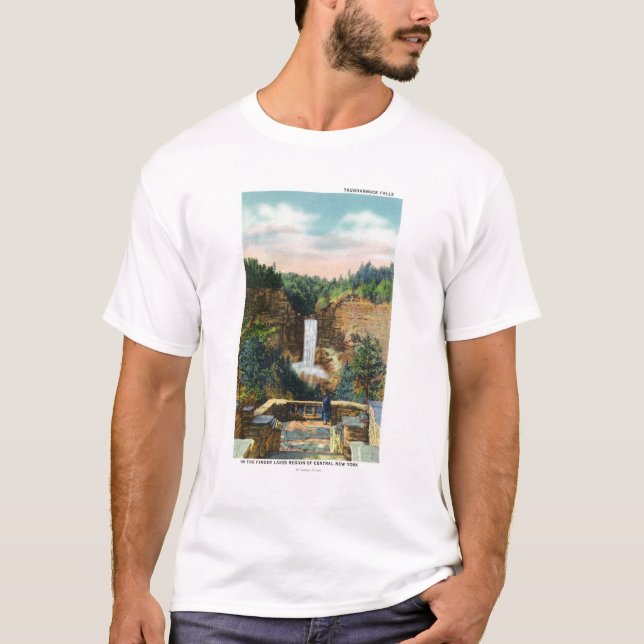 T-shirt La vue de Taughannock tombe # 2 (Devant)