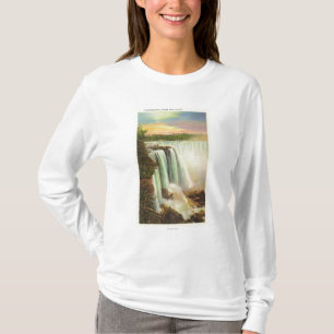 T-shirt La vue du fer à cheval tombe de l'île de chèvre