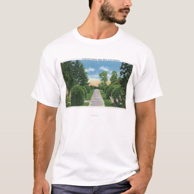 T-shirt La vue du Tanglewood fait du jardinage # 2 (Devant)