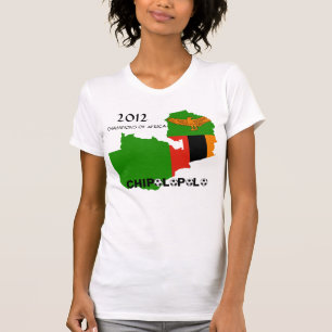 T-shirt La Zambie "Chipolopolo" 2012 champions de