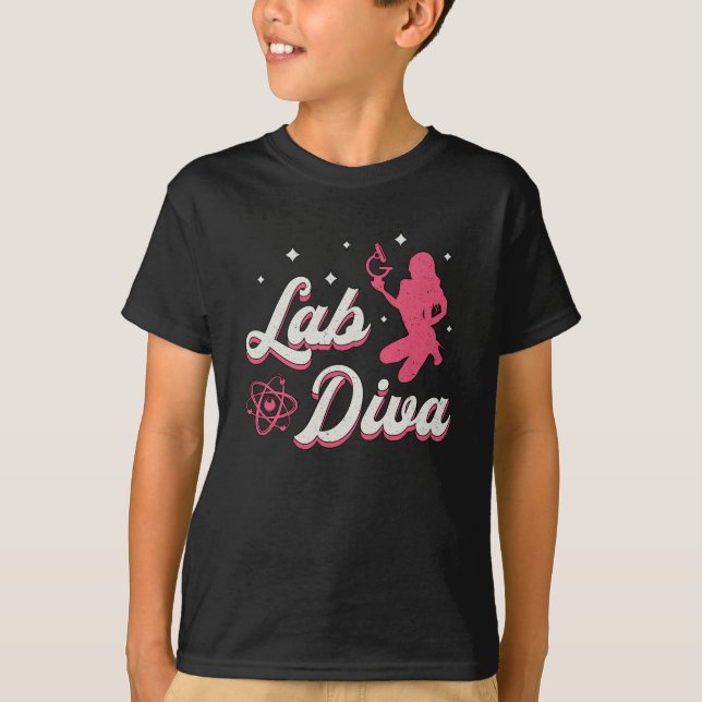 T-shirt Lab Diva Laboratoire Technicien Science Lab Tech (Devant)