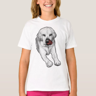 T-shirt Lab ludique, étincelle de fête rouge