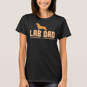 T-shirt Lab Papa I Golden Labrador Retriever